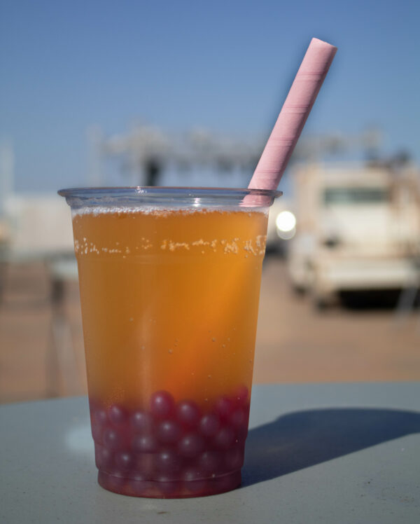 Bubble Tea (thé aux perles de fruits) préparé par Ice Loops